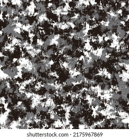 Impressive And Hazy Grunge Seamless Pattern,