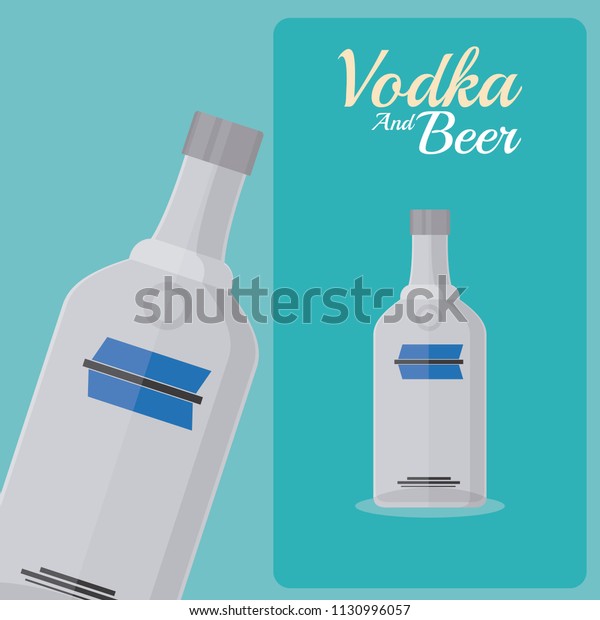 Imprimir Vodka Beer Stock Vector (Royalty Free) 1130996057 | Shutterstock