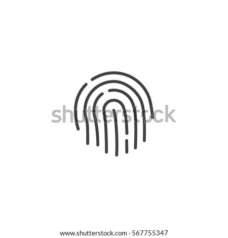 imprint icon. sign design