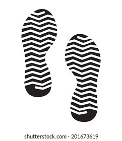 Imprint soles shoes
