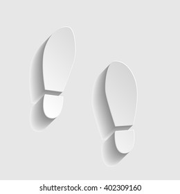 Imprint soles shoes sign