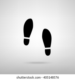 Imprint soles shoes sign