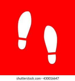 Imprint soles shoes sign