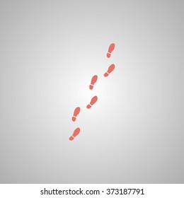 Imprint soles shoes sign icon. Shoe print symbol.