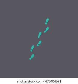 Imprint soles shoes sign icon. Shoe print symbol.