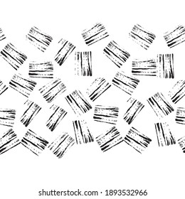 imprint stripes in different directions, pattern vector black and white graphics, abstraction illustration, Isolated on white