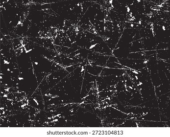 Imprimir textura gruñona . Textura prensada de tinta enrollada. Patrón de superposición limpia de impresión de pantalla . Textura granulada de la tipografía del Vector. Polvo fino y textura de los rasguños.