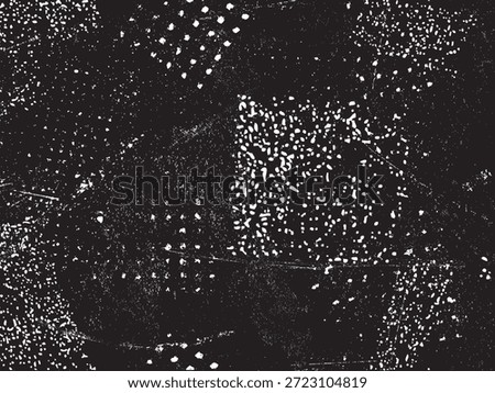 Imprint texture grungy . Rolled ink pressed texture. Screen print clean overlay pattern . Vector grainy letterpress texture .Fine dust and scratches texture.