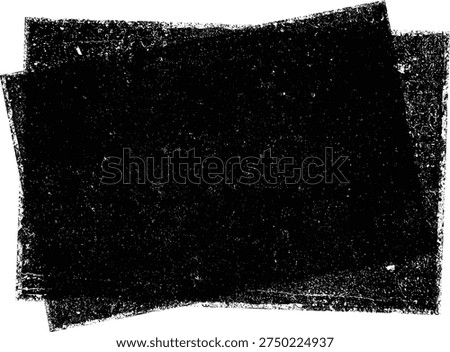 Imprint texture grungy . Rolled ink pressed texture. Screen print clean overlay pattern . Vector grainy letterpress texture .Linocut texture
