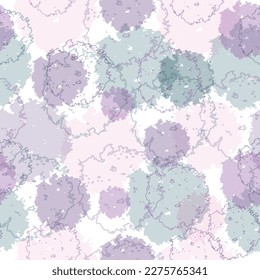 imprints magic flowers. hand painted seamless pattern. Handmade Watercolor Seamless Decor. Retro Element Decor.