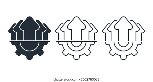 Improve equipment management. Vector illustration