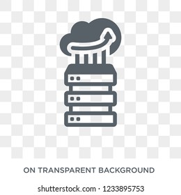 Improve icon. Trendy flat vector Improve icon on transparent background from web hosting collection. 