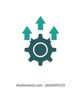 improve icon. vector.Editable stroke.linear style sign for use web design,logo.Symbol illustration.