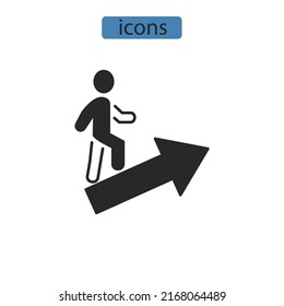 Improve icons  symbol vector elements for infographic web