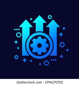 mejorar, icono de mejora para web