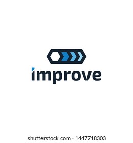 Improve logo design template modern
