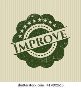 Improve rubber grunge seal