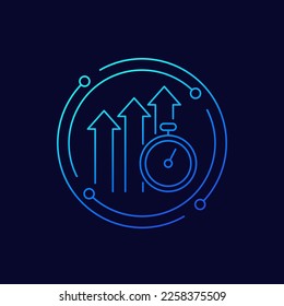 improve time icon, linear design