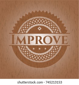 Improve wood emblem