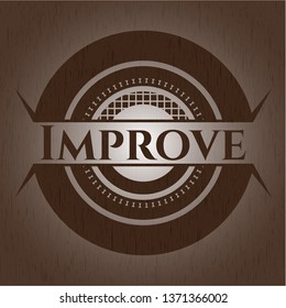 Improve wood signboards