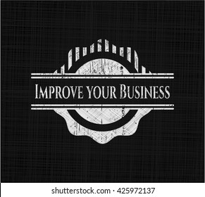Improve your Business with chalkboard texture