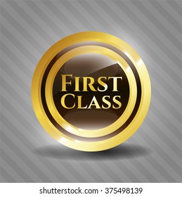 Improve your Business gold emblem
