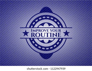  Improve your routine with denim texture