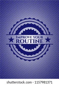 Improve your routine jean background