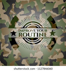 Improve your routine on camo texture