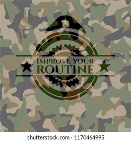 Improve your routine on camo texture