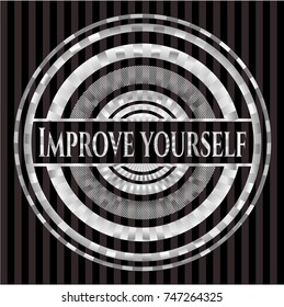 Improve yourself silver emblem or badge
