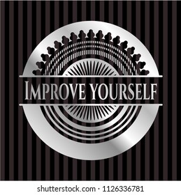 Improve yourself silver shiny badge