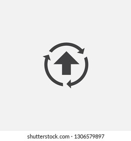 improvement base icon. Simple sign illustration. improvement symbol design. Can be used for web, print and mobile
