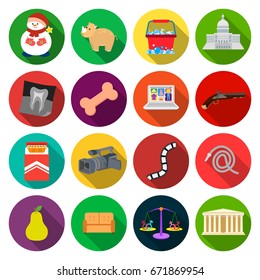 improvement, business, progress and other web icon in flat style. theater, italy, rest icons in set collection.