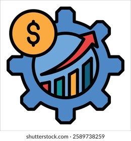 Improvement Icon Element For Design