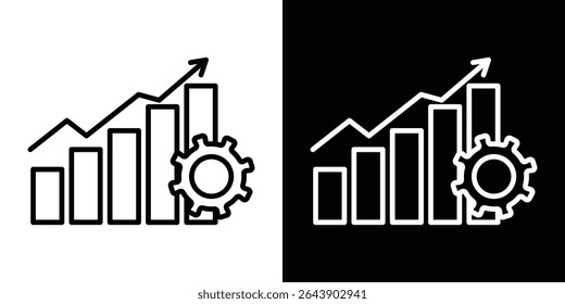 Ícone de melhoria Vetor gráfico definido para design de interface do usuário