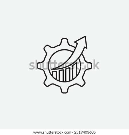 Improvement icon isolated on white background