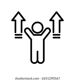 Improvement Icon Line Vector Illustration