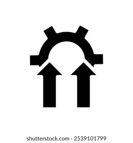 Improvement icon logo sign set vector outline