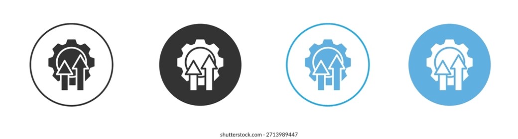 Conjunto de diseño de Plantilla de logotipo icono de mejora