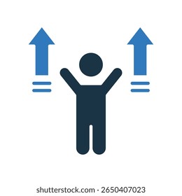 Improvement Icon Mixed Vector Illustration