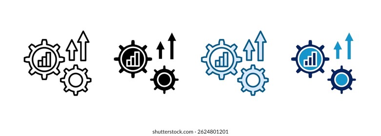 Ícone de Melhoria Definir Coleção de Vários Estilos