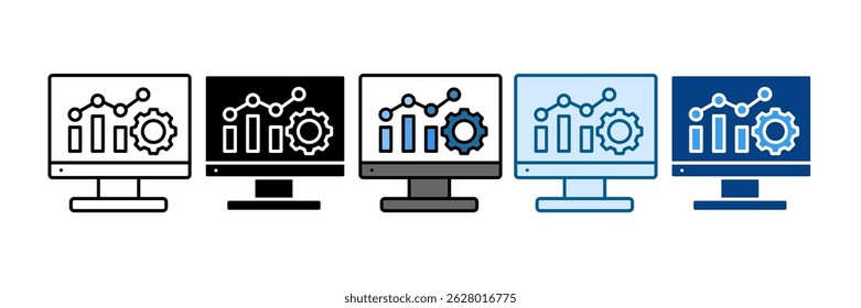 Improvement Icon Set Multiple Style Collection
