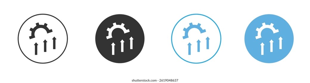 Ícone de melhoria ícone simples vetor plano ícone pacote