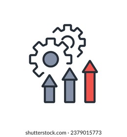 improvement icon. vector.Editable stroke.linear style sign for use web design,logo.Symbol illustration.