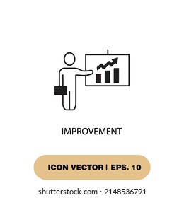 símbolos de mejora elementos vectoriales para web infográfica