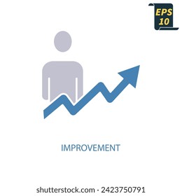 improvement icons  symbol vector elements for infographic web