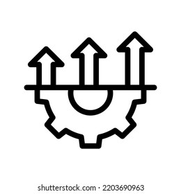 improvement line icon illustration vector graphic