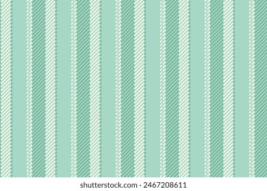 Improvement texture background textile, fashioned vector fabric lines. School pattern stripe vertical seamless in light and mint color.