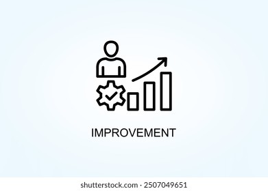 Improvement Vector Or Logo Sign Symbol Illustration